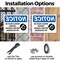 Signmission Wheels Must Be Chocked OSHA Notice Sign, Plastic, 14in W x 10in L, 2PK OS-2PACK-NS-P-1014-L-16909 - alternate 7